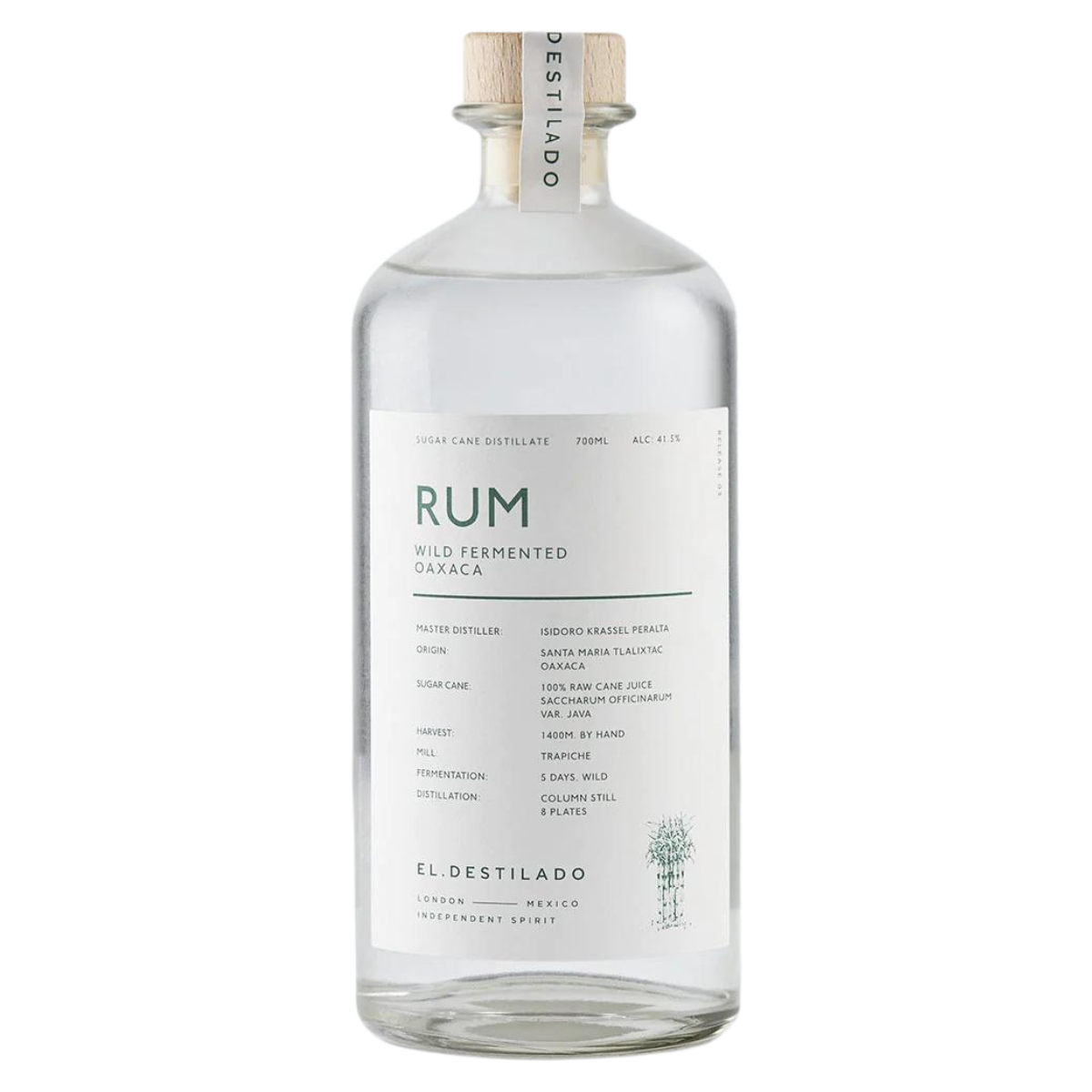 El Destilado Wild Fermented Rhum / Rhum, Ron, Rum Rhum Agricole