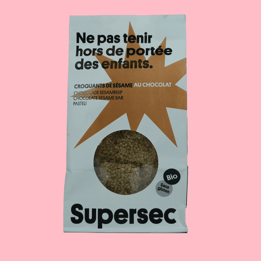 SUPERSEC - Pasteli au sésame et chocolat BIO